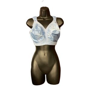 PLAYTEX, 18 Hour Bra, Blue,‎ Size 40DD, adjustable wide straps